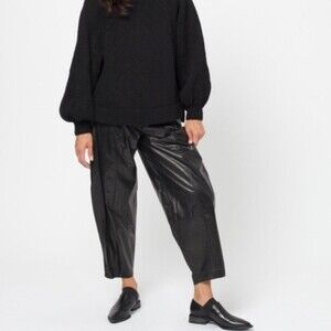 Ivan Grundhal Copenhagen Lagenlook Raw Hem Pants L